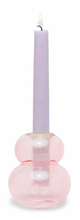 Load image into Gallery viewer, Bubble Stack Glass Taper Holder
