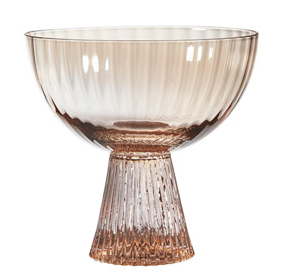 Coupe Glass - Peach