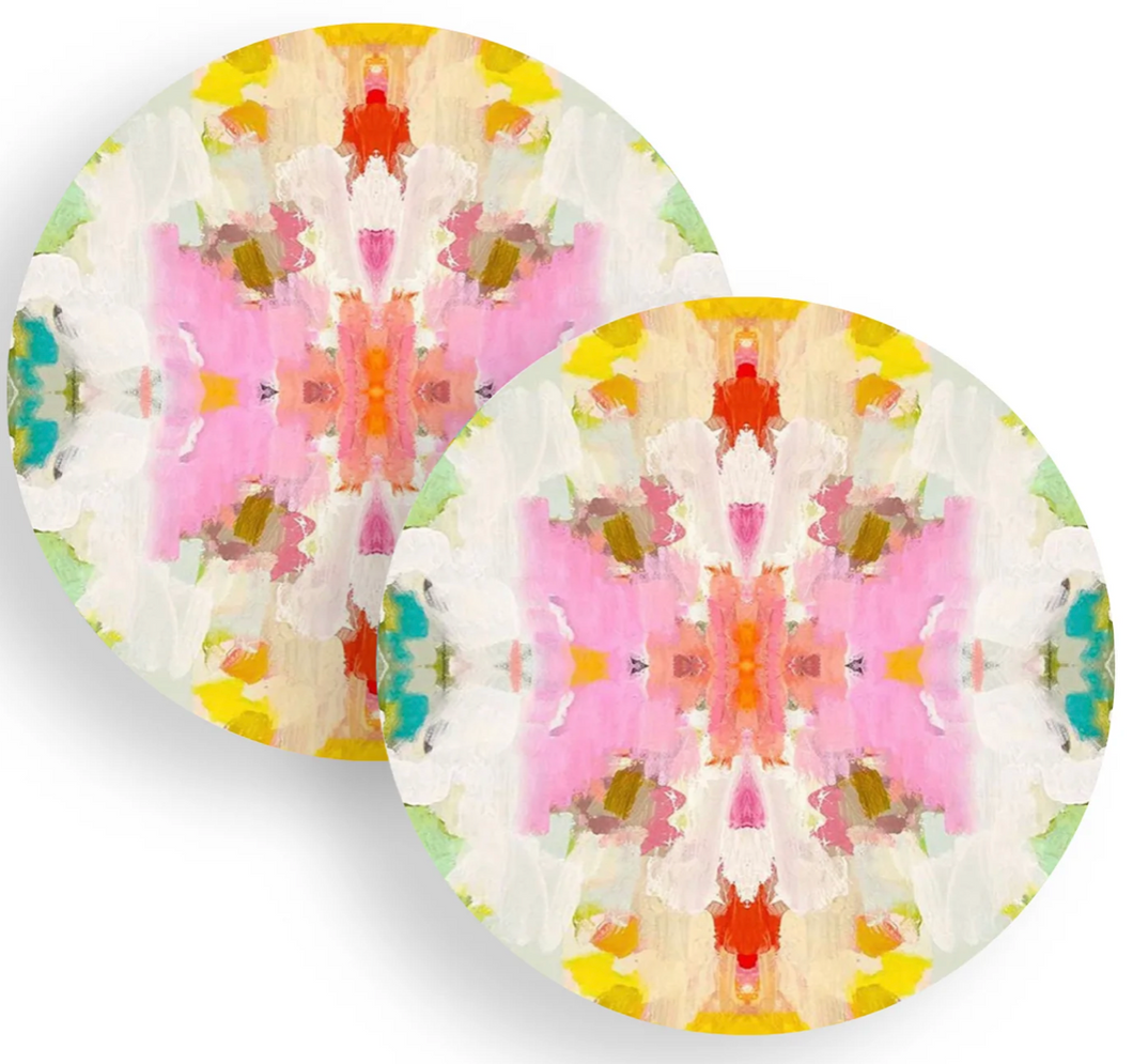 Laura Park Acrylic Coaster Set of 2 - Giverny