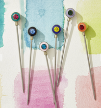Load image into Gallery viewer, Enamel gem cocktail picks
