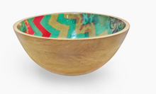 Load image into Gallery viewer, Sunrise Springs Salad Bowl with Salad Servers

