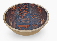 Load image into Gallery viewer, Safari Lion Salad Bowl with Salad Servers
