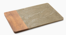 Load image into Gallery viewer, Brown Resin &amp; Wood Cheese Board- Medium
