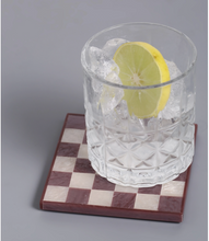 Load image into Gallery viewer, Wine Check Resin Coaster Set of 4
