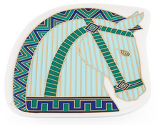 Load image into Gallery viewer, Luxembourg Horse Tray- Blue and Green
