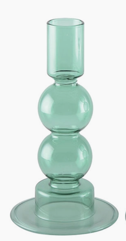 Green bubble Candle Holders - Small