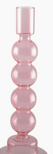 Load image into Gallery viewer, Pink Bubble Candle Holder - Large
