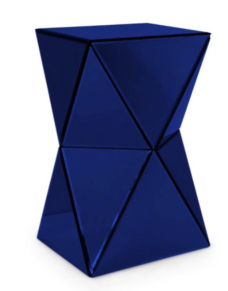 Romano Stool - Sapphire Blue