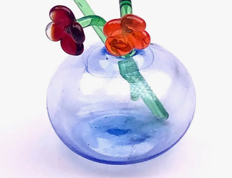 Alchemy Mini Hand Blown Vase - Lavender