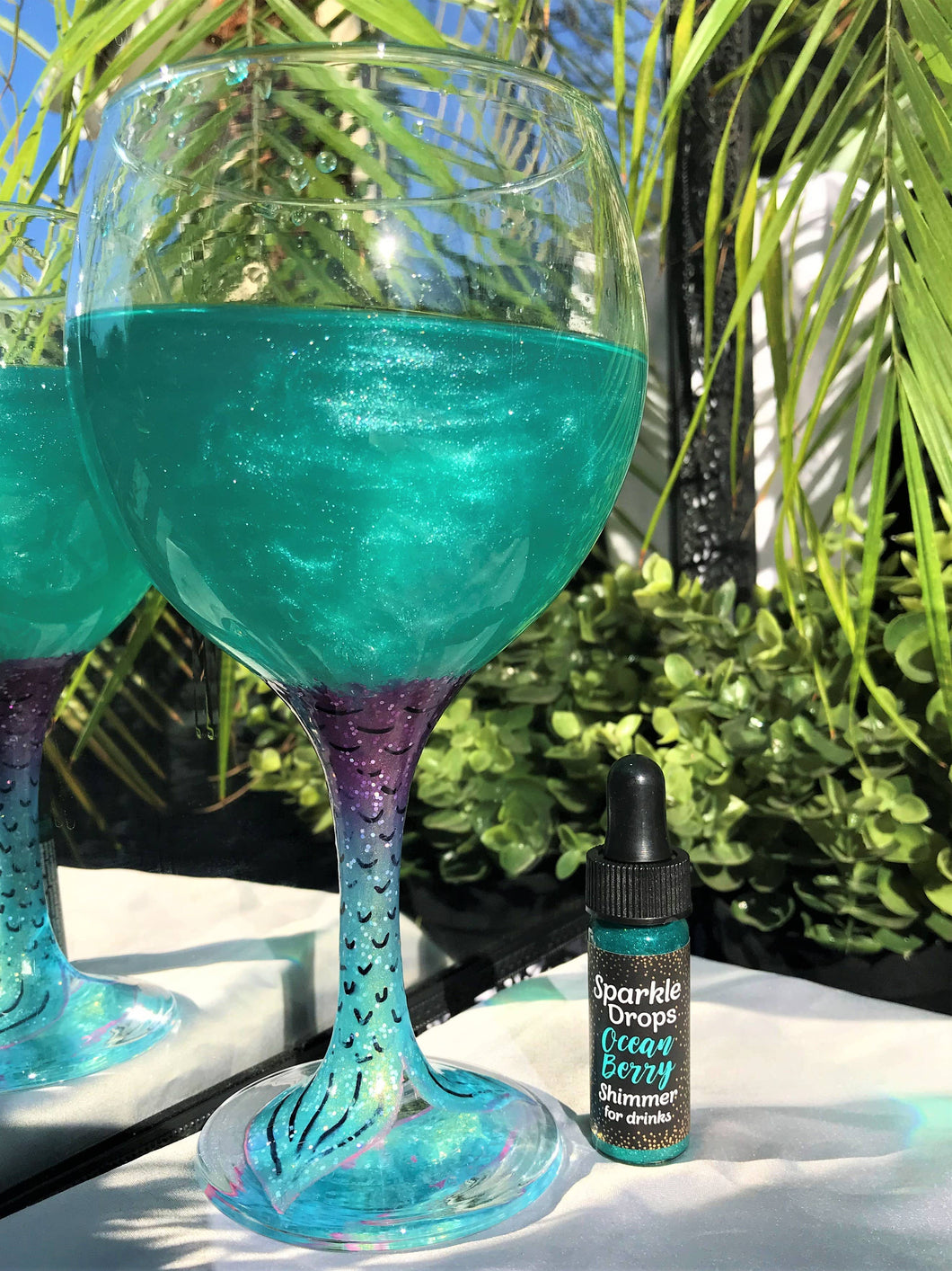 Sparkle Drops Shimmer Syrup- Ocean Berry