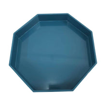 Load image into Gallery viewer, Large Octagonal Lacquered Tray - Prussian

