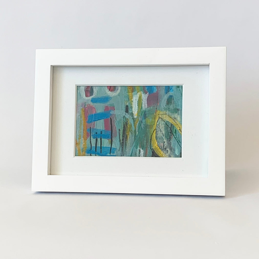 Framed Abstract Painting