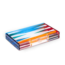 Load image into Gallery viewer, Acrylic Backgammon Set- MultiColor 
