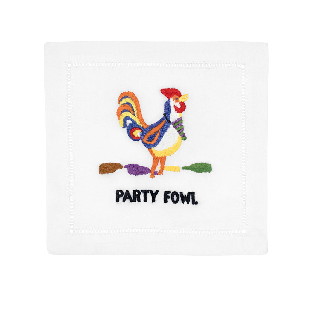 Party Fowl Cocktail Napkin