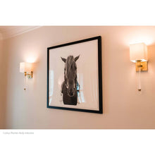 Load image into Gallery viewer, Crystal Tail Sconce - Natural Brass
