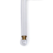Load image into Gallery viewer, Crystal Tail Sconce - Natural Brass
