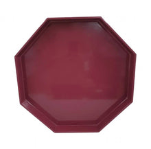 Load image into Gallery viewer, Medium Octagonal Lacquered Tray - Berry
