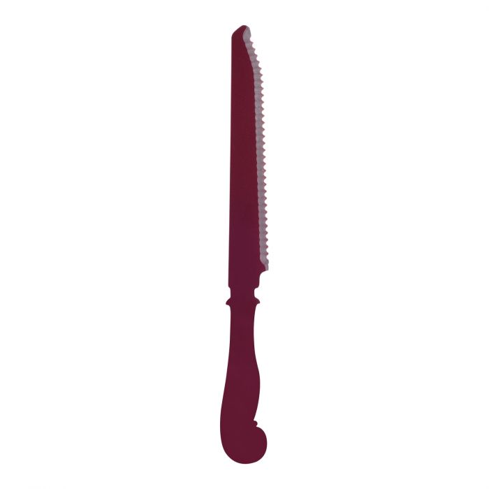 Old Fashioned Acrylic Bread Knife (Multiple Colors)