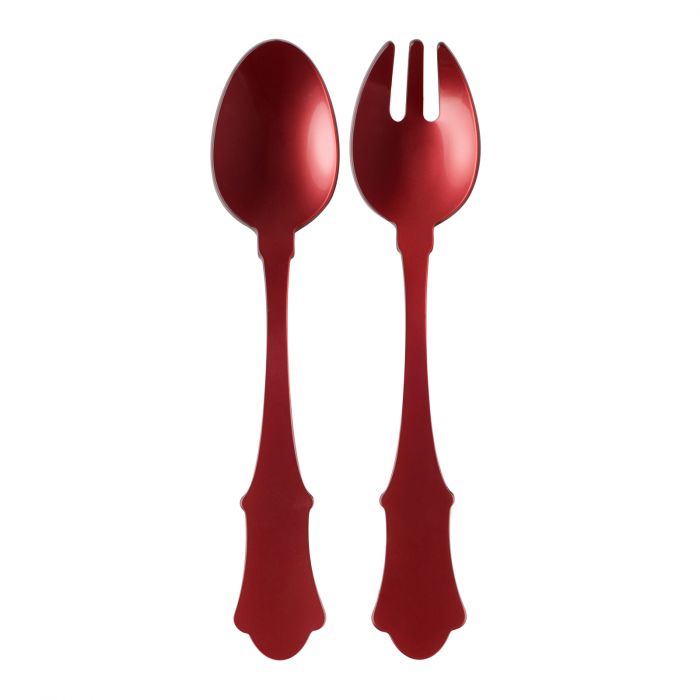 Old Fashioned Acrylic Salad Servers (Multiple Colors)