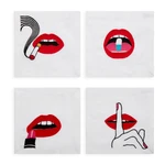Load image into Gallery viewer, Cocktail Napkins- Lips

