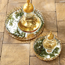 Load image into Gallery viewer, Double Arch Tray - Brass - Small
