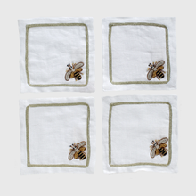 Load image into Gallery viewer, Stripey Bee Cocktail Napkins

