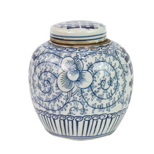 Load image into Gallery viewer, Blue And White Mini Jar Double Happiness

