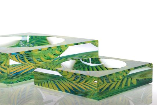 Alexandra Von Furstenberg Small Candy Bowl in Palm Print
