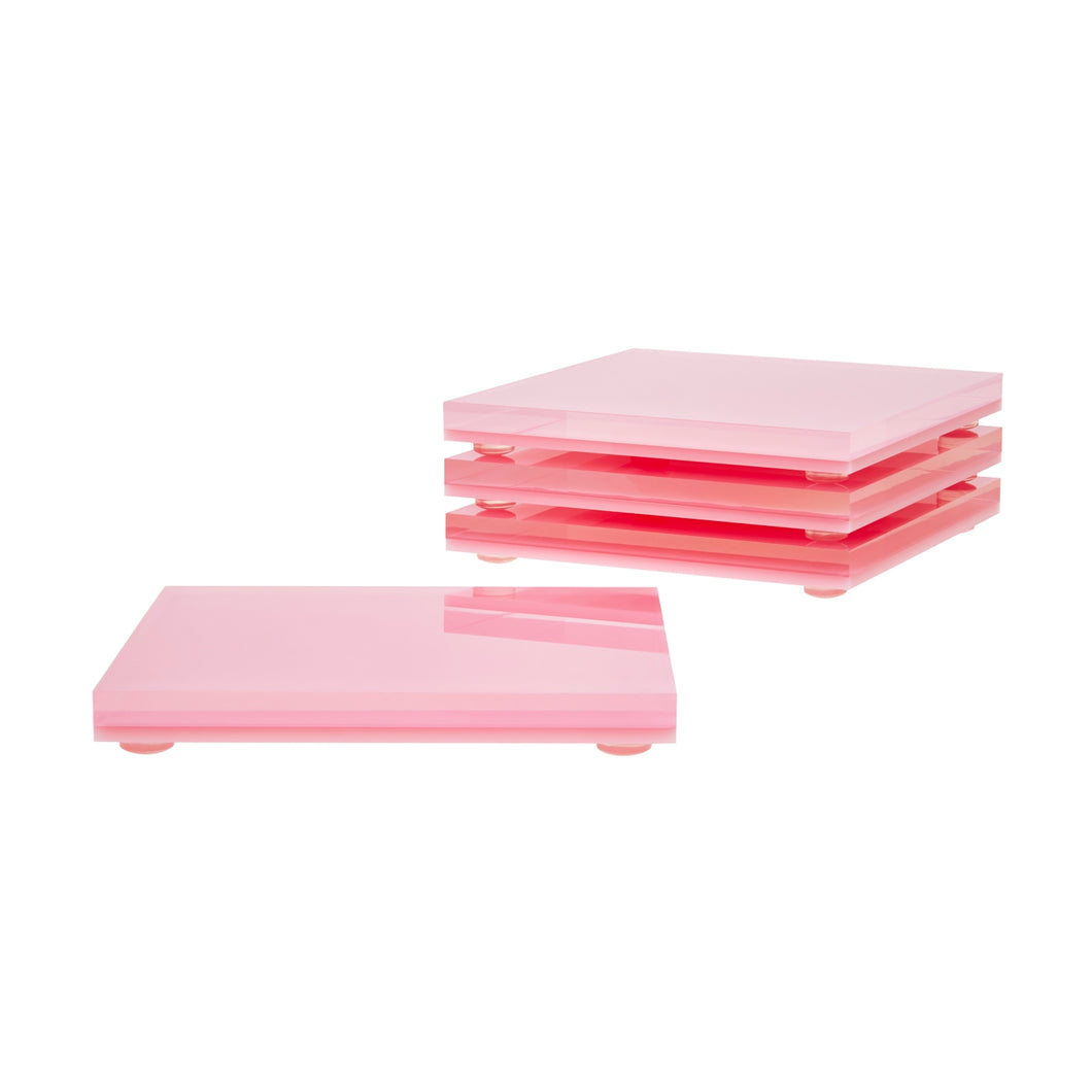 Acrylic Coasters - Riverside Rose