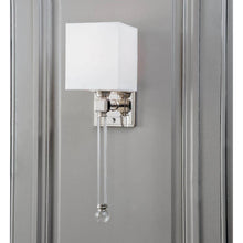 Load image into Gallery viewer, Crystal Tail Sconce - Polished Nickel
