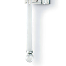 Load image into Gallery viewer, Crystal Tail Sconce - Polished Nickel
